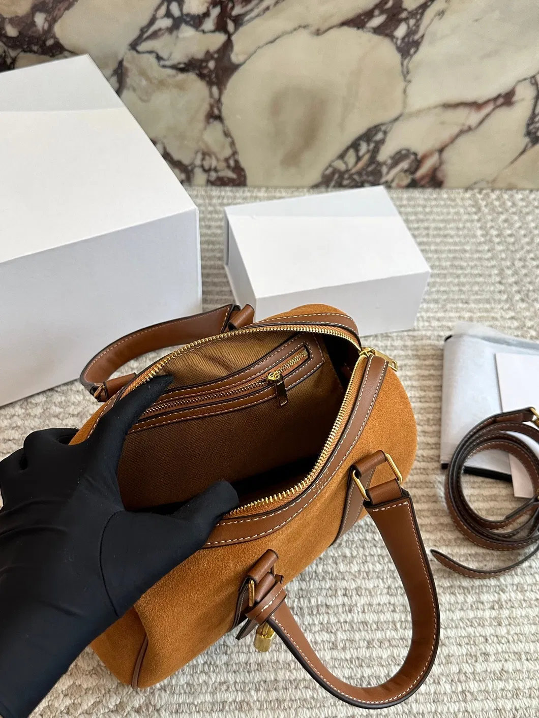 Diseñadora de Moda Bolsos de Cadena para Mujeres Lujo de Cuero Vegano Bandolera de Hombro