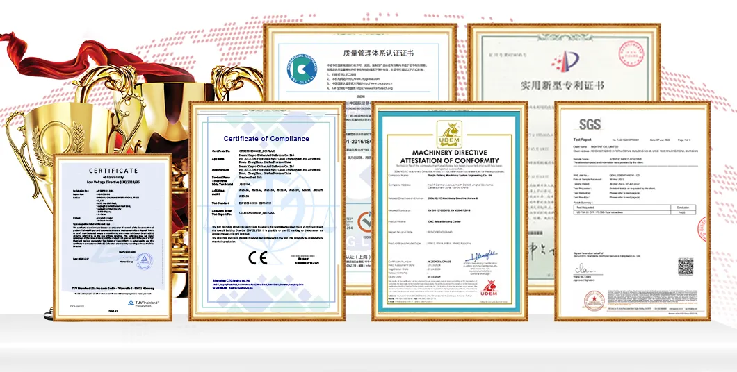 Certificados de fábrica
