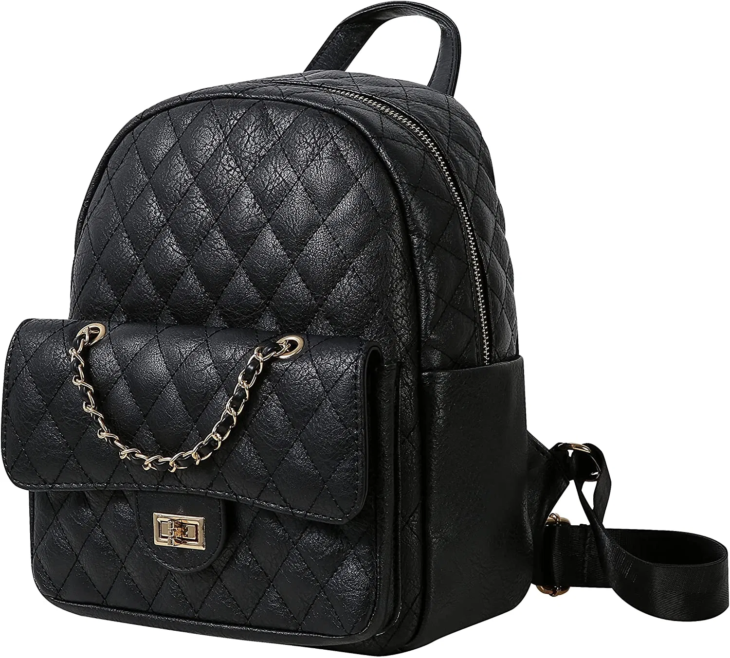 Bolso mochila para mujeres de moda de cuero, bolso de diseñador para viajes, bolso de hombro para damas