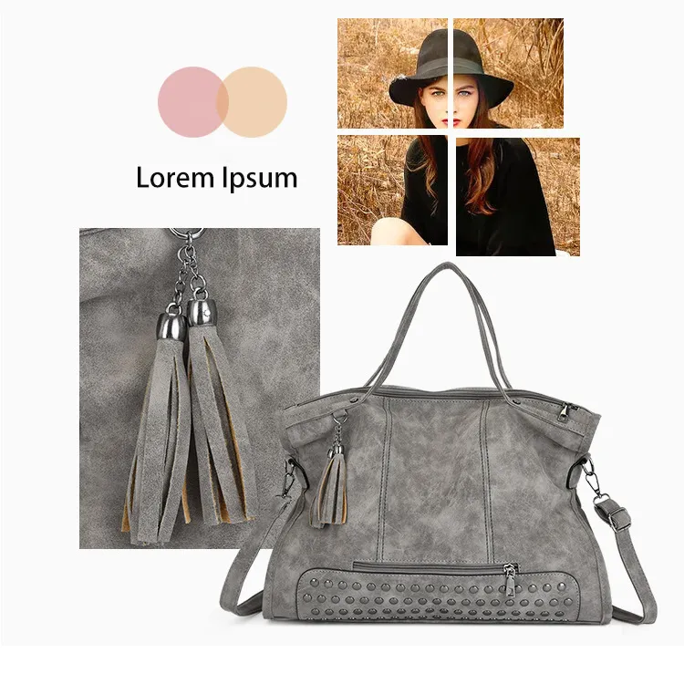 Bolsa de lujo de cuero para mujeres