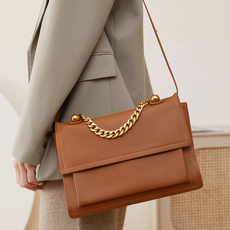 Bolso de mano cruzado de cuero genuino de lujo personalizado, estilo de moda de diseñador para damas, réplicas de bolsos de diseñador con tu propio logo