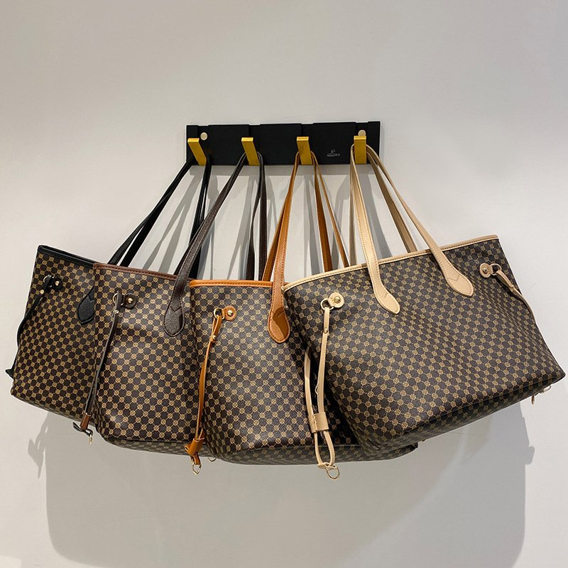 Bolsos de lujo de marca clásica, bolsos de hombro grandes para mujeres, capacidad amplia, carteras de diseñador a juego, bolsos de lujo al por mayor