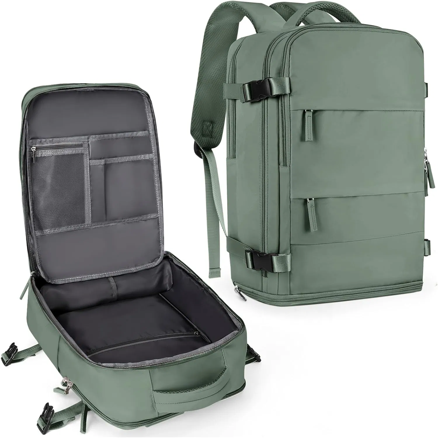Mochila de viaje para mujeres y hombres, bolsa de mano, mochila de senderismo