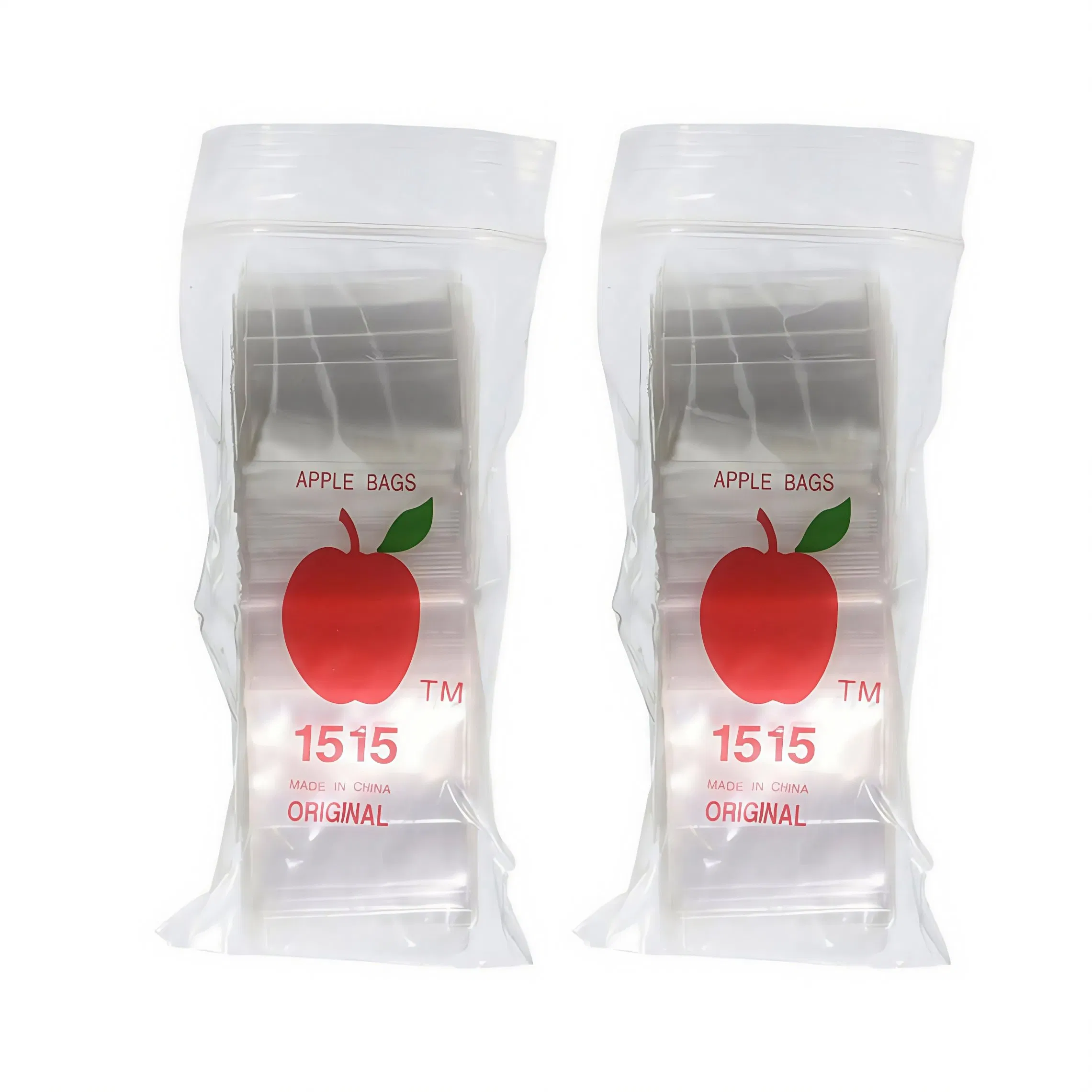 1515 125125 Bolsas pequeñas con cierre hermético de Apple Mini Ziplock