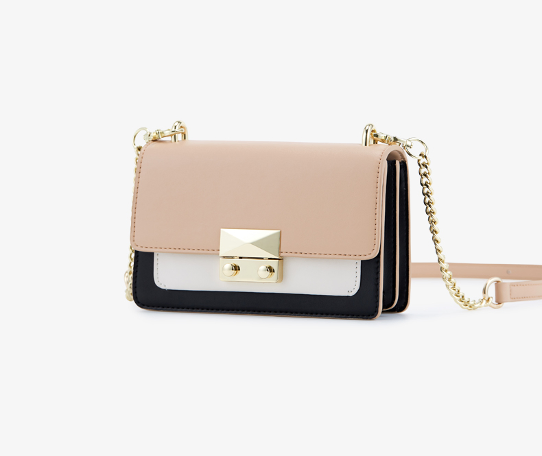 Nueva bolsa de hombro de cuero PU de moda, mini bolsa de lujo con cadena, bolso de mano para mujeres