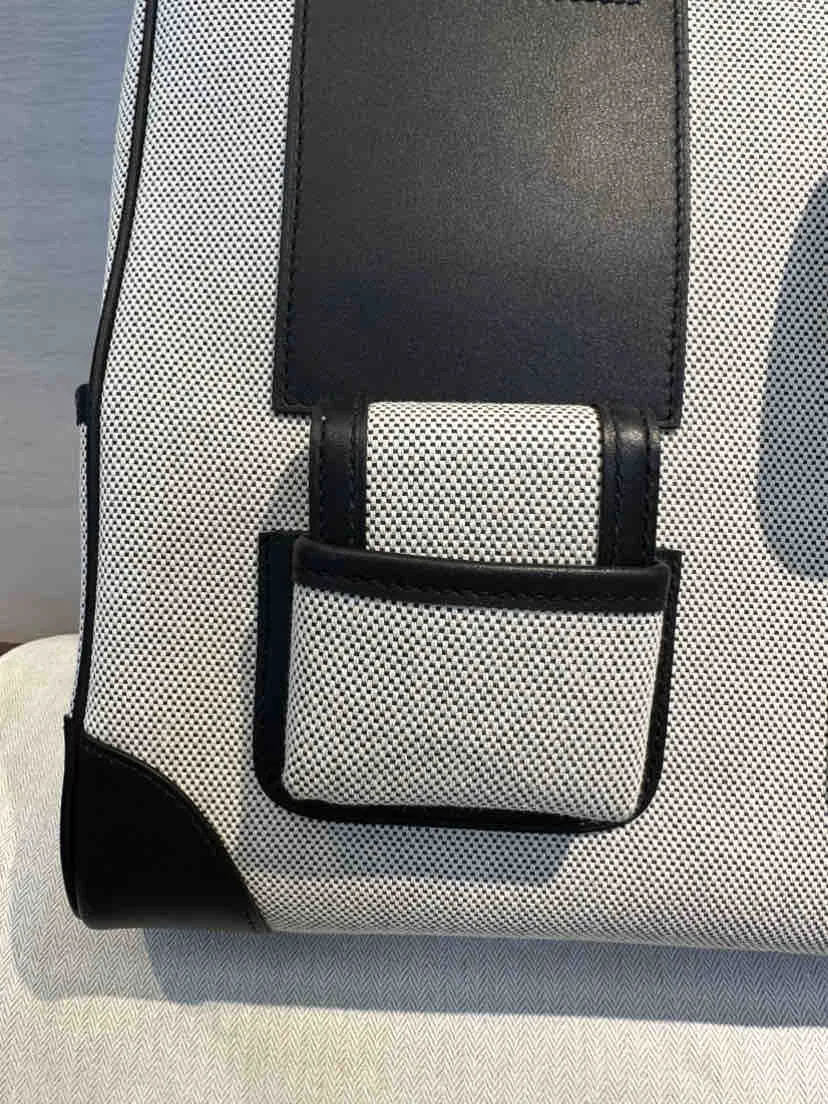 Bolsos de viaje de cuero y lona de lujo para mujeres y hombres Hac 40cm