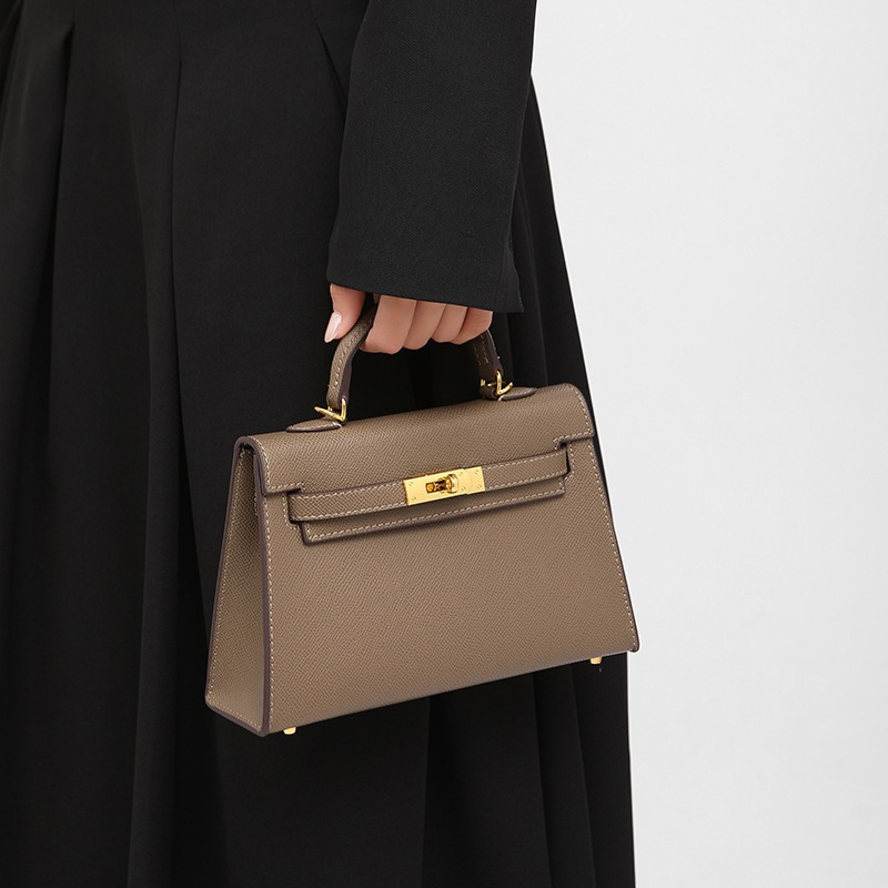 Bolso Mini Kelly de Cuero Epsom Moda Dama