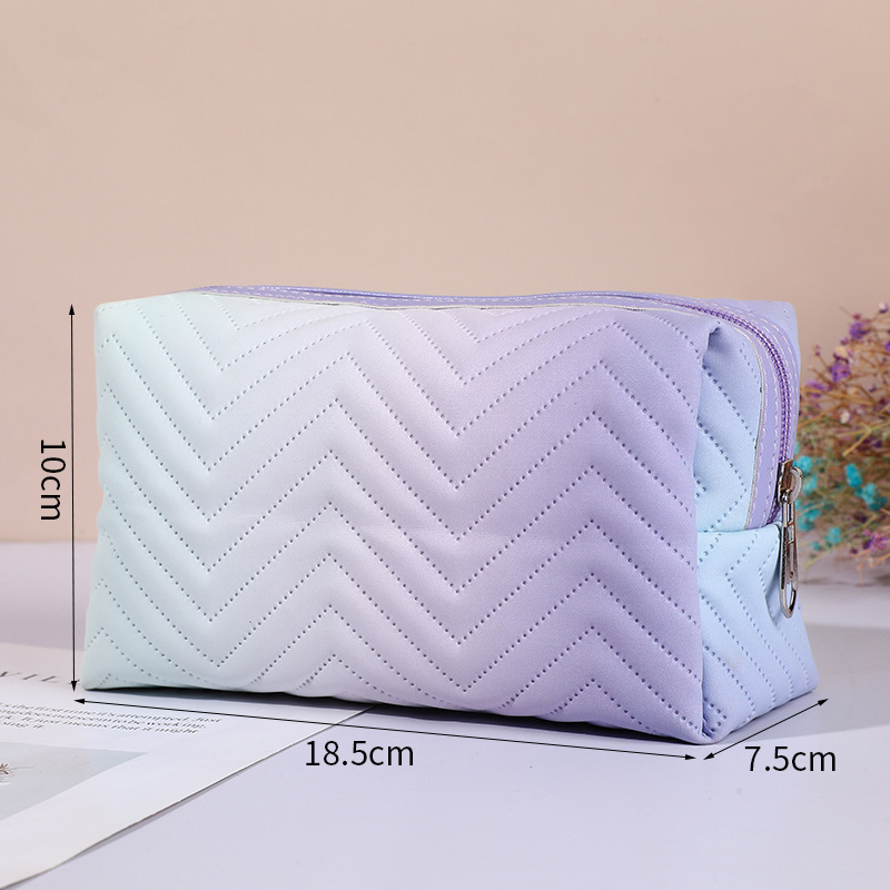 Fábrica Personalizada Logo Mujeres Neceser de Maquillaje de PVC Viaje Promocional Bolsa Cosmética de Cuero PU