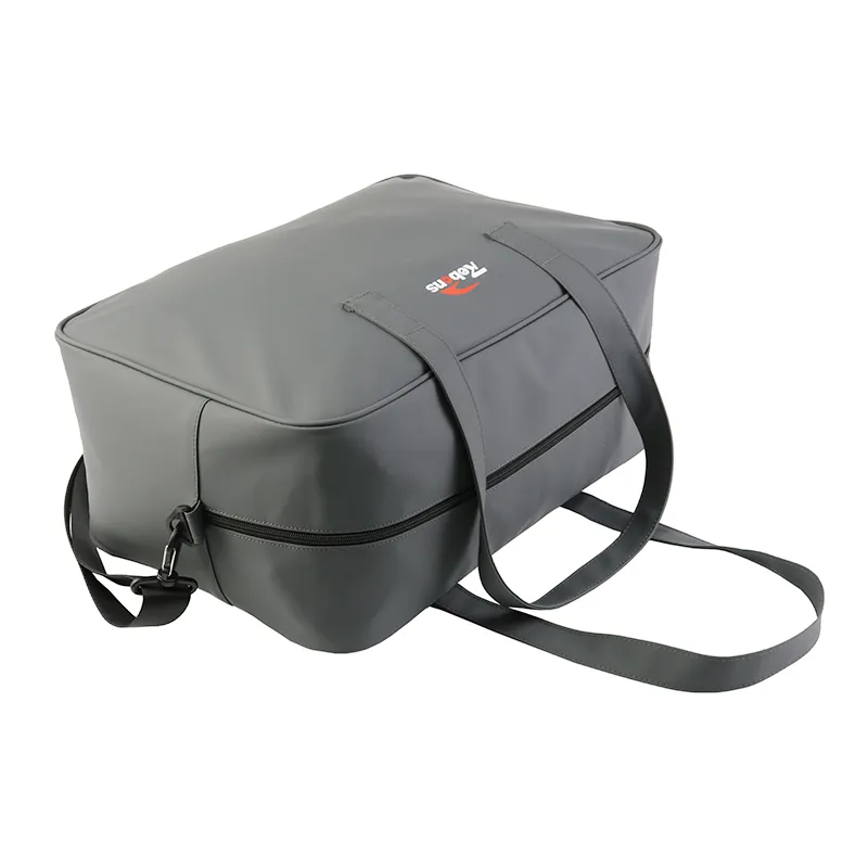 Bolsa de viaje de fin de semana impermeable pequeña de cuero PU personalizada