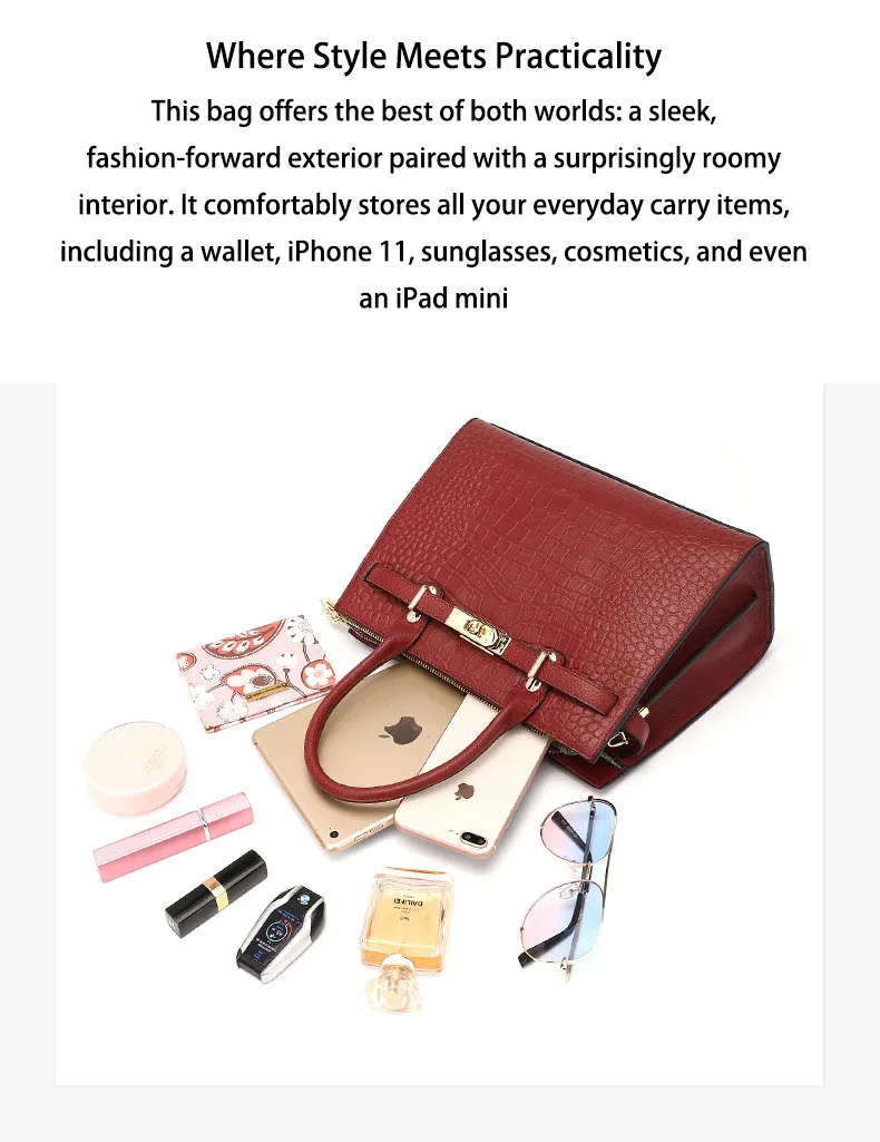 Bolso de lujo de cuero para mujeres