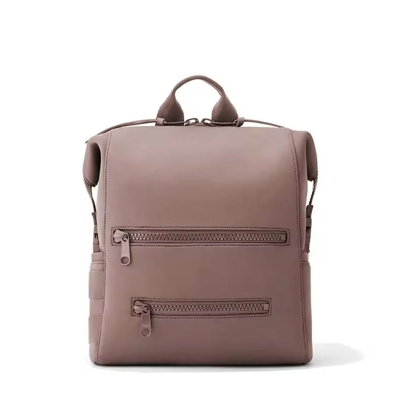 Mochila de neopreno grande para mujeres, maternidad, viaje, hospital, fin de semana, con cremallera, suministro OEM