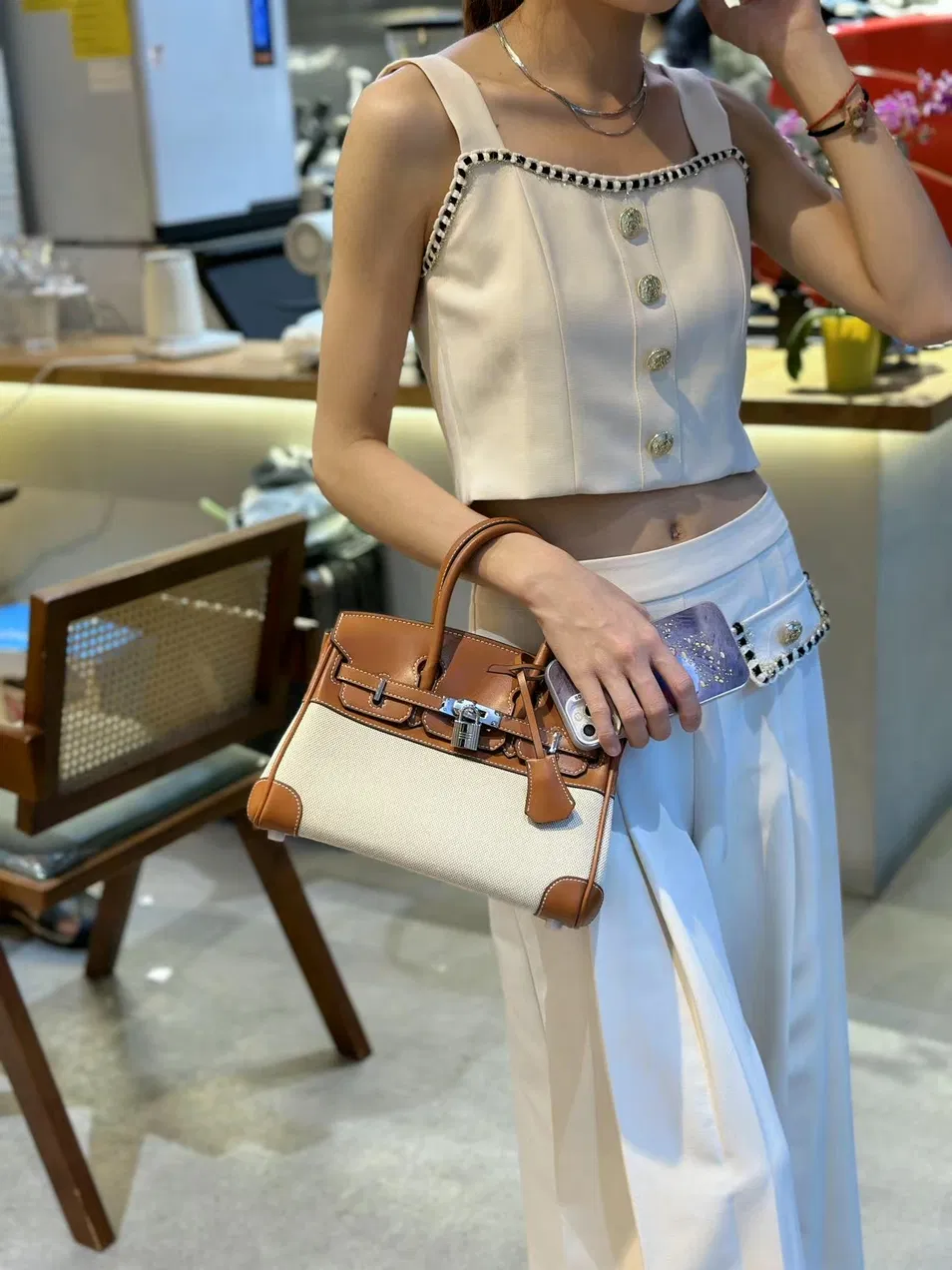 Venta Directa de Fábrica Desde China: Bolsa de Lona y Cuero Personalizada para Mujeres, Bolso de Hombro Cruzado Casual de Moda