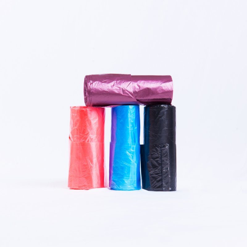 Cubeta de basura grande de plástico tipo chaleco de colores para cocina asequible