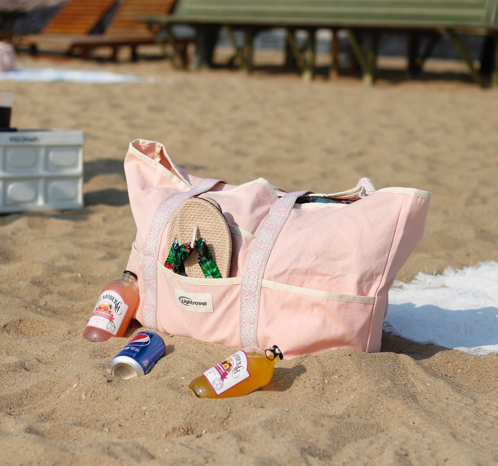 Bolsa de playa impermeable de hombro de capacidad super grande personalizada