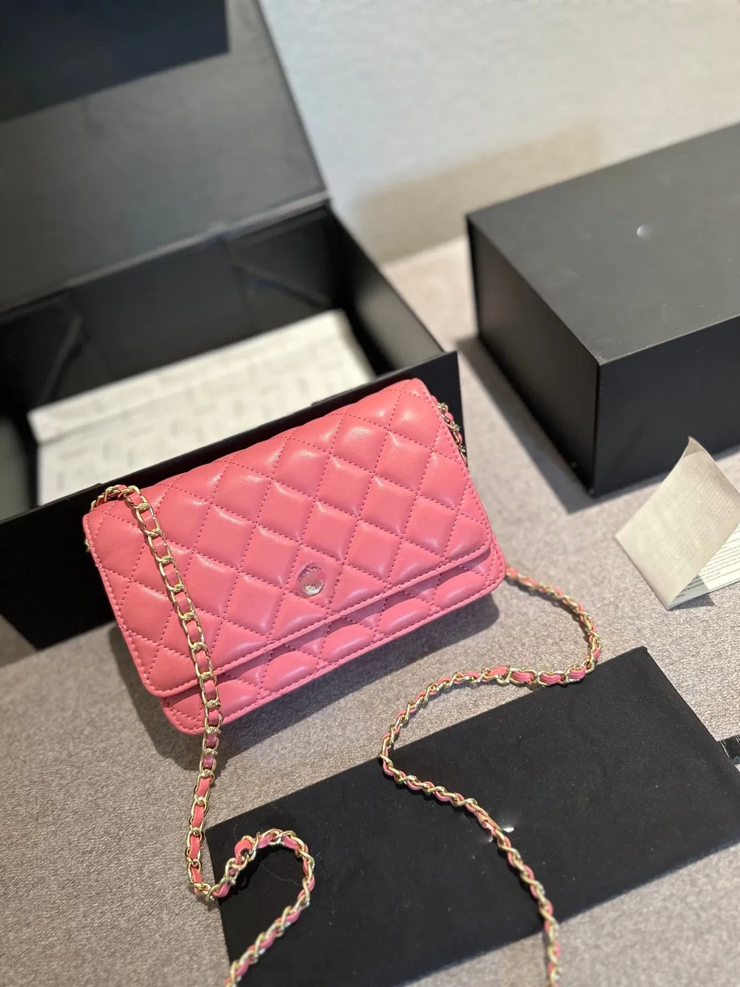 1: 1 Réplica del bolso de mujer Neverfull de marca de lujo en cuero genuino de la fábrica original