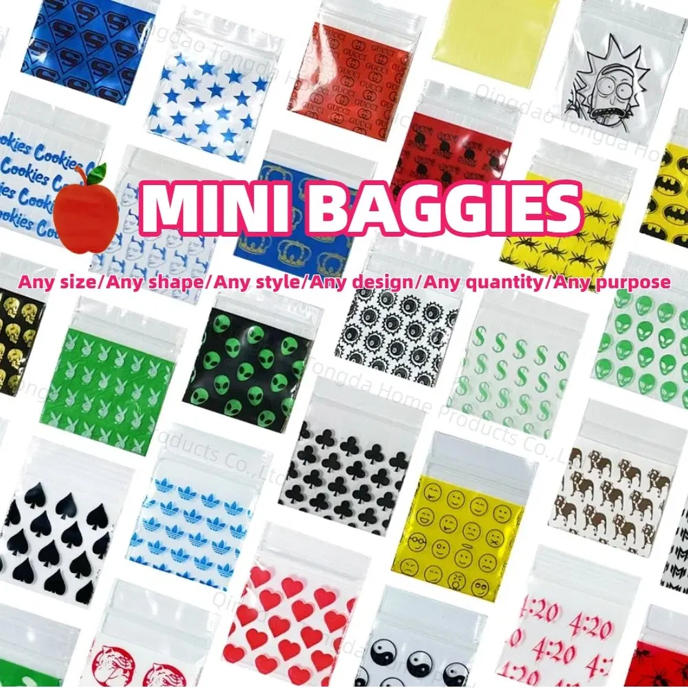 1515 125125 Bolsas pequeñas con cierre hermético de Apple Mini Ziplock