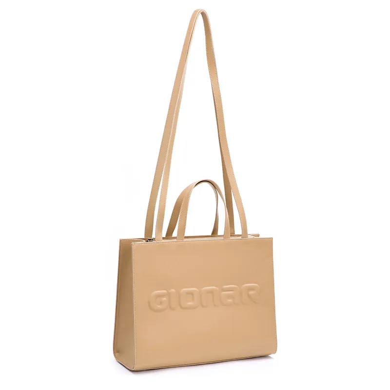 Bolso de mano vegano de calidad personalizada