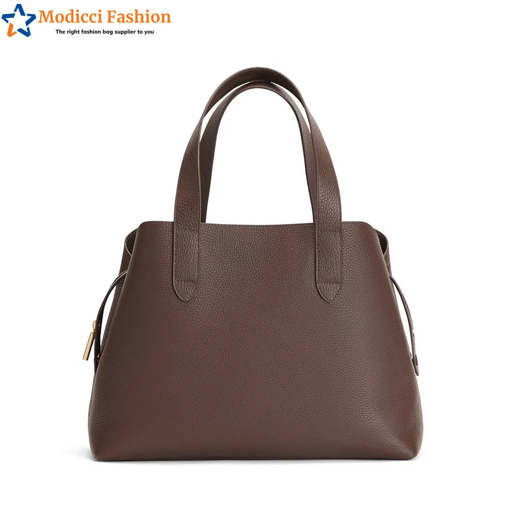 Bolso de mano de moda de PU cuero para mujeres, bolso cruzado, bolso de hombro, bolso tote para mujeres, fabricante mayorista OEM ODM
