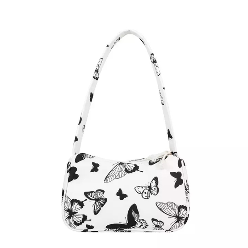 Bolso de lona para chicas, bandolera nueva retro con estampado de vaca cebra, bolso personalizado para mujeres, bolso lindo para mujeres