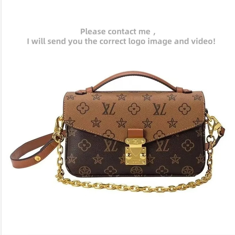 Bolso cruzado de cuero genuino de diseñador de lujo con correa de viaje, mini bolsos de mano para mujeres, bolsos de hombro Louis, copia de marca de diseñador, bolso de mensajero para mujeres - Guangzhou