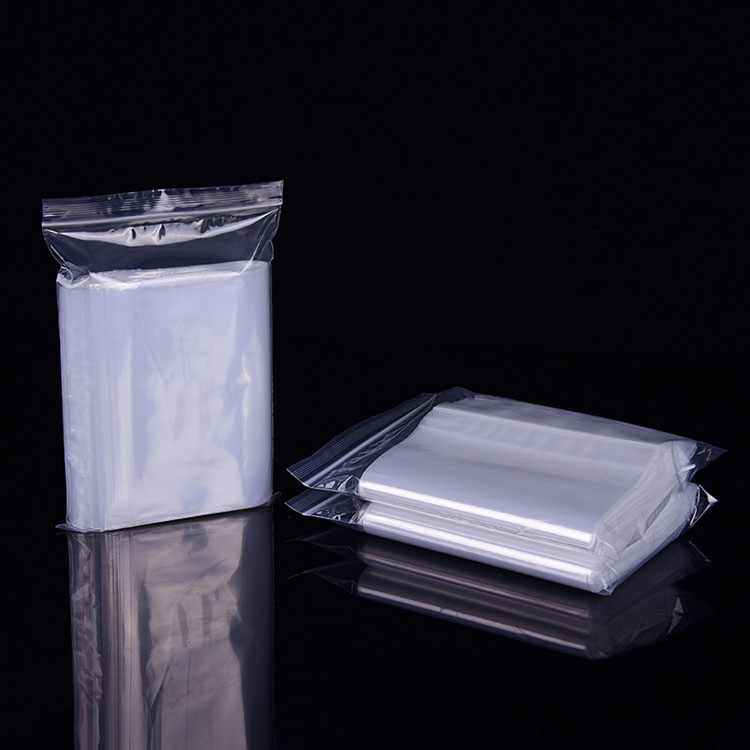 Bolsa de cierre hermético mini transparente de PE biodegradable para empaquetado de componentes de frijoles