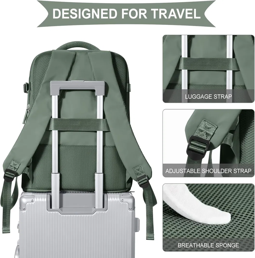 Mochila de viaje para mujeres y hombres, bolsa de mano, mochila de senderismo
