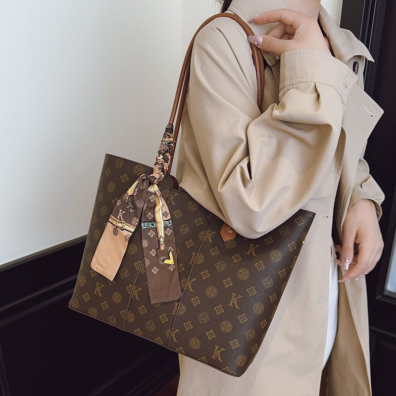 Tendencia Mujeres Marca Famosa Cuero Vegano Lujo Réplica Tienda Online Bolsos Diseñador Alta Calidad Bolsa Tote de Cuero Personalizada