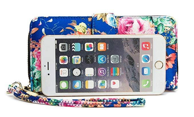 (WDL1496) Cartera de moda con flores para mujeres