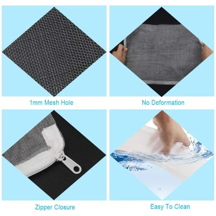 5 Bolsa de filtro para acuarios de cubo de galón, agua de estanque