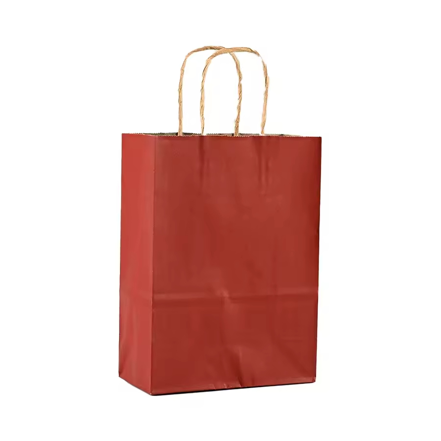 Bolsas de papel de mano personalizadas al por mayor con tu propio logo