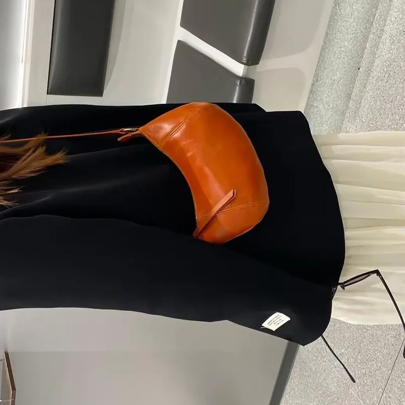 Diseño clásico de múltiples bolsillos bolso hobo casual para damas de cuero genuino