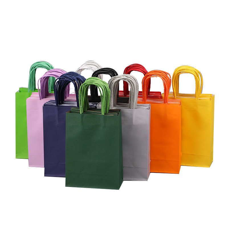 Personalizar Color del Logo Bolsa de Papel Kraft para Llevar