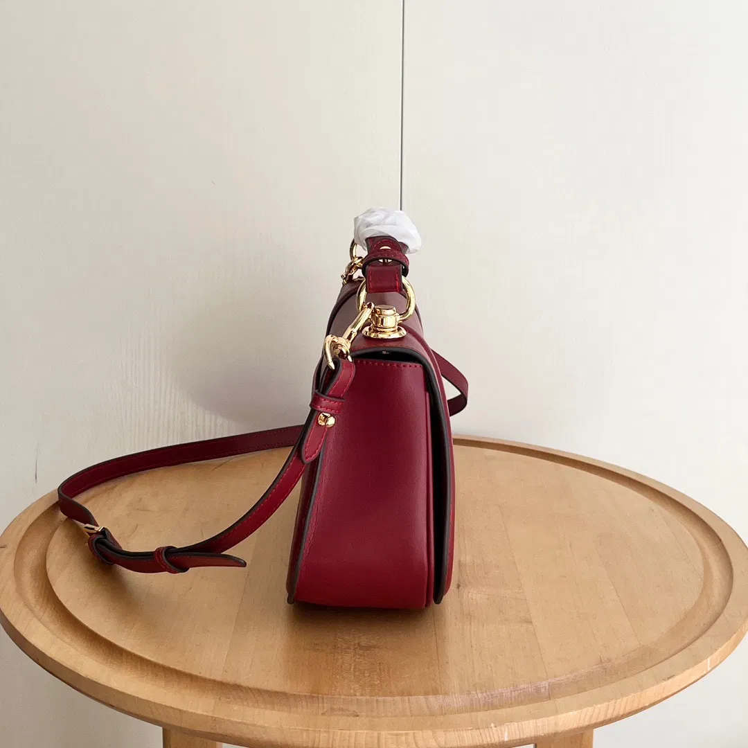 Bolso de mano de diseñador de lujo para damas, bolso de hombro de cuero, tote