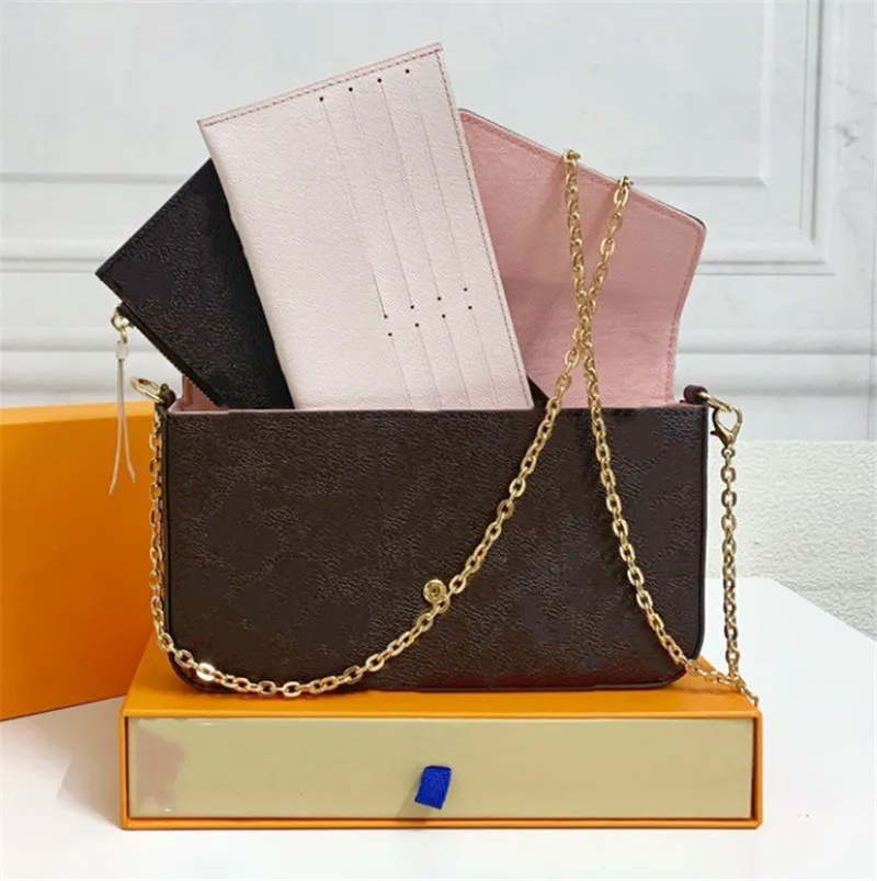 Bolso de sobre pequeño de cuero con cadena de metal - Vista 2