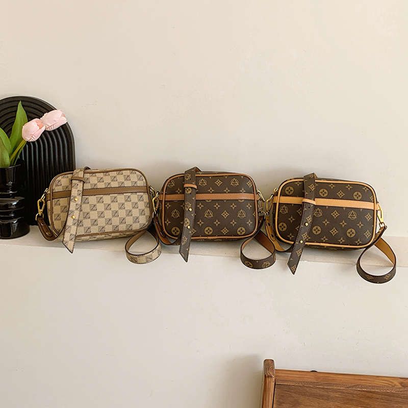 Tienda en línea de réplicas bolsa de hombro de cuero PU con logo de Louis, bolso de mano de moda, mensajero para damas, bolsos de diseñador