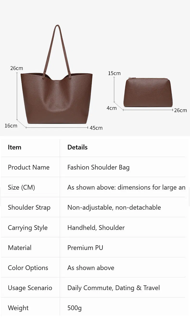 Bolso elegante de moda para diario