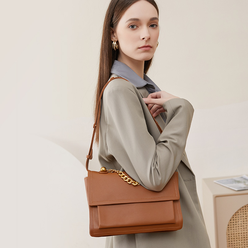 Bolso de mano cruzado de cuero genuino de lujo personalizado, estilo de moda de diseñador para damas, réplicas de bolsos de diseñador con tu propio logo