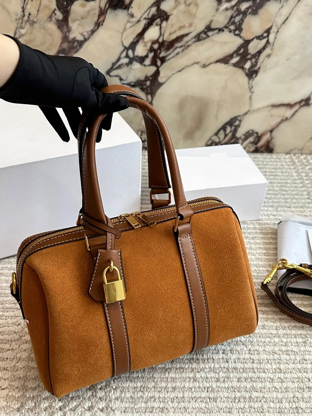 Diseñadora de Moda Bolsos de Cadena para Mujeres Lujo de Cuero Vegano Bandolera de Hombro