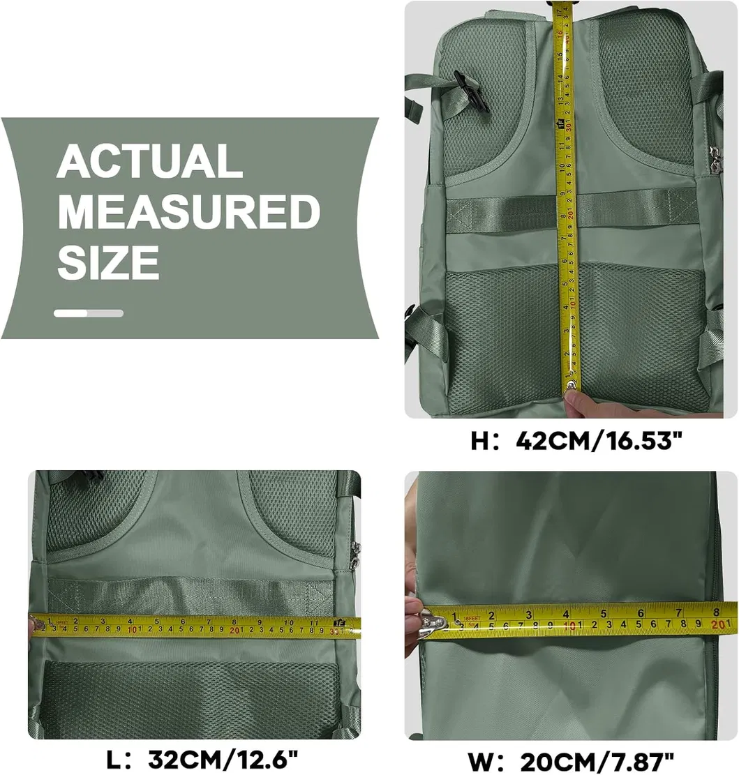 Mochila de viaje para mujeres y hombres, bolsa de mano, mochila de senderismo