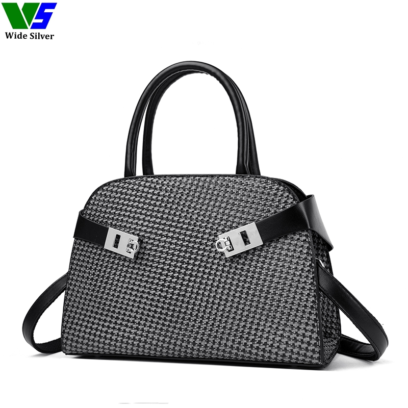 Amplio bolso de moda de cuero para damas con estilo nuevo, fabricante con personalización