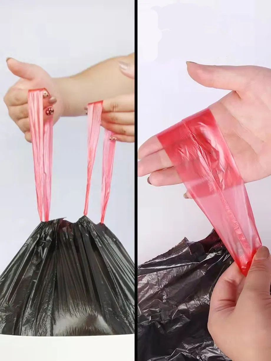 Bolsa de basura biodegradable de plástico PE PLA