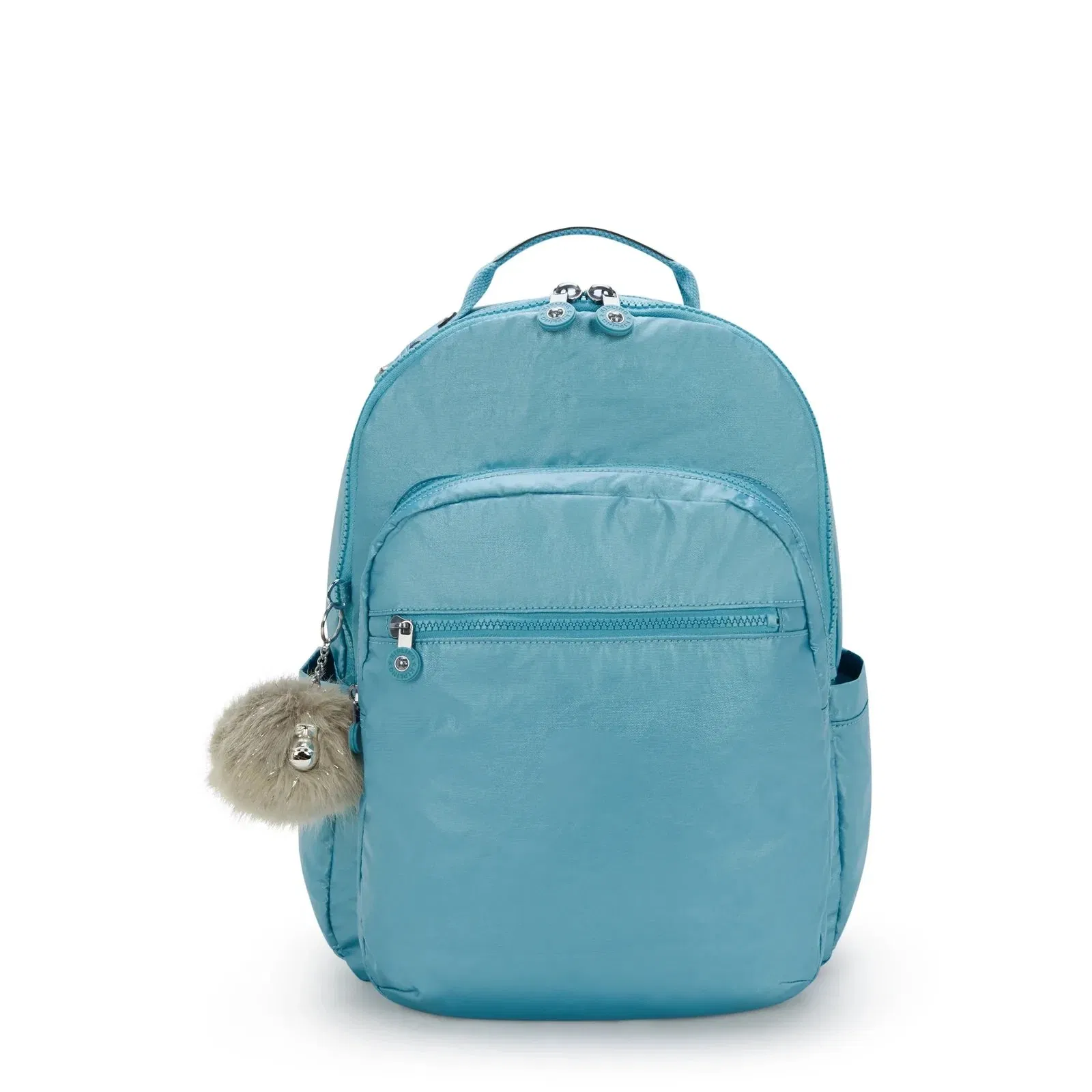 Bolso de hombro metálico casual personalizado al por mayor para deportes al aire libre, viaje, mochila pequeña para mujeres