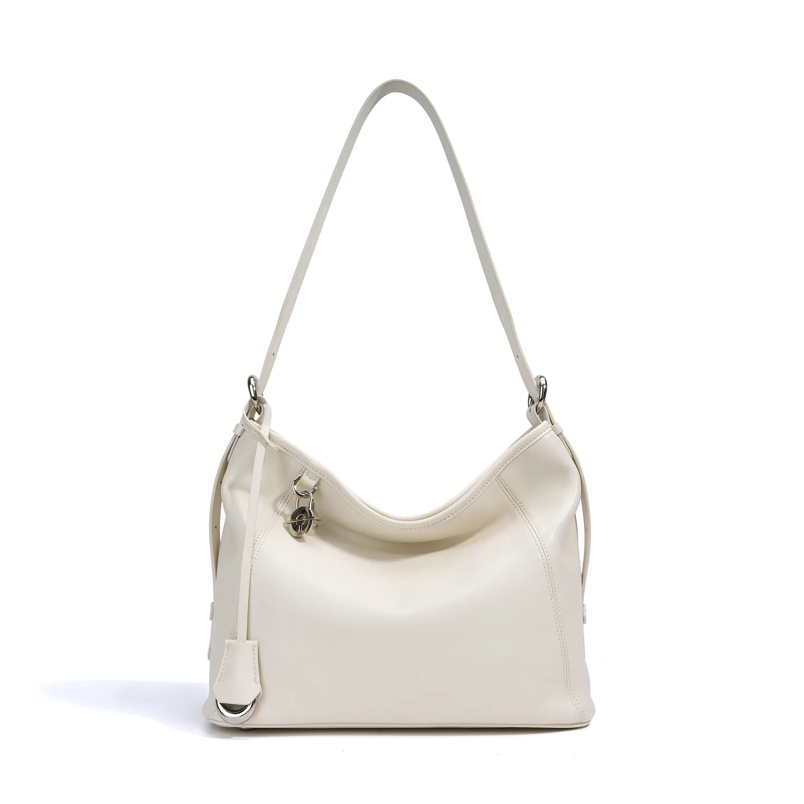 Bolso Hobo al por mayor, bolso de hombro de material de cuero genuino (JT2516)