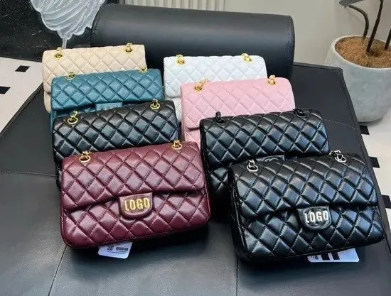 Detalle del bolso de lujo