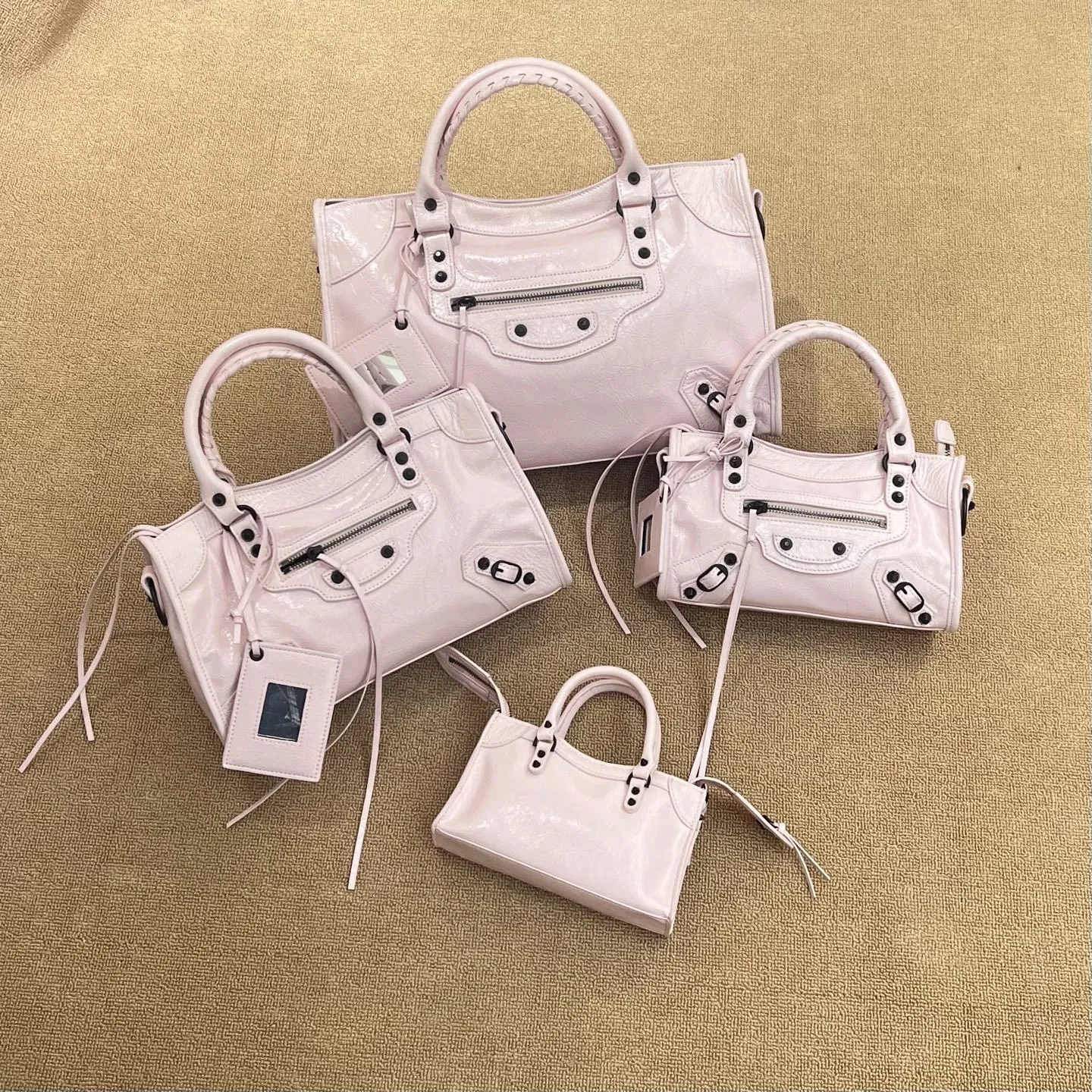 Calf Leather Bag Mini Crossbody Handbag