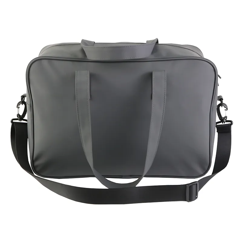 Bolsa de viaje de fin de semana impermeable pequeña de cuero PU personalizada