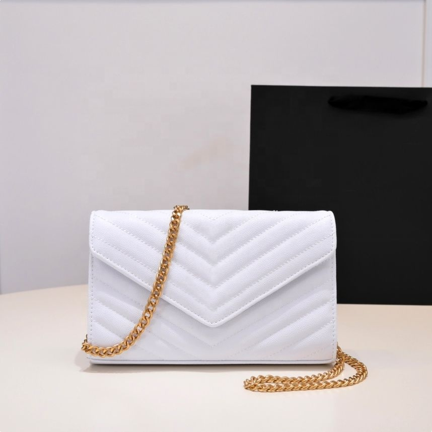 Bolso cruzado de lujo para mujer de alta calidad, con una sola correa, resistente al agua, decorado con letras, elegante y a la moda