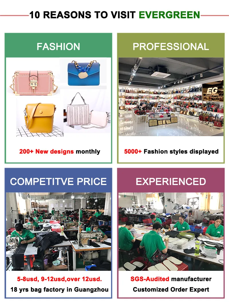 Certificación y trayectoria del fabricante de bolsos