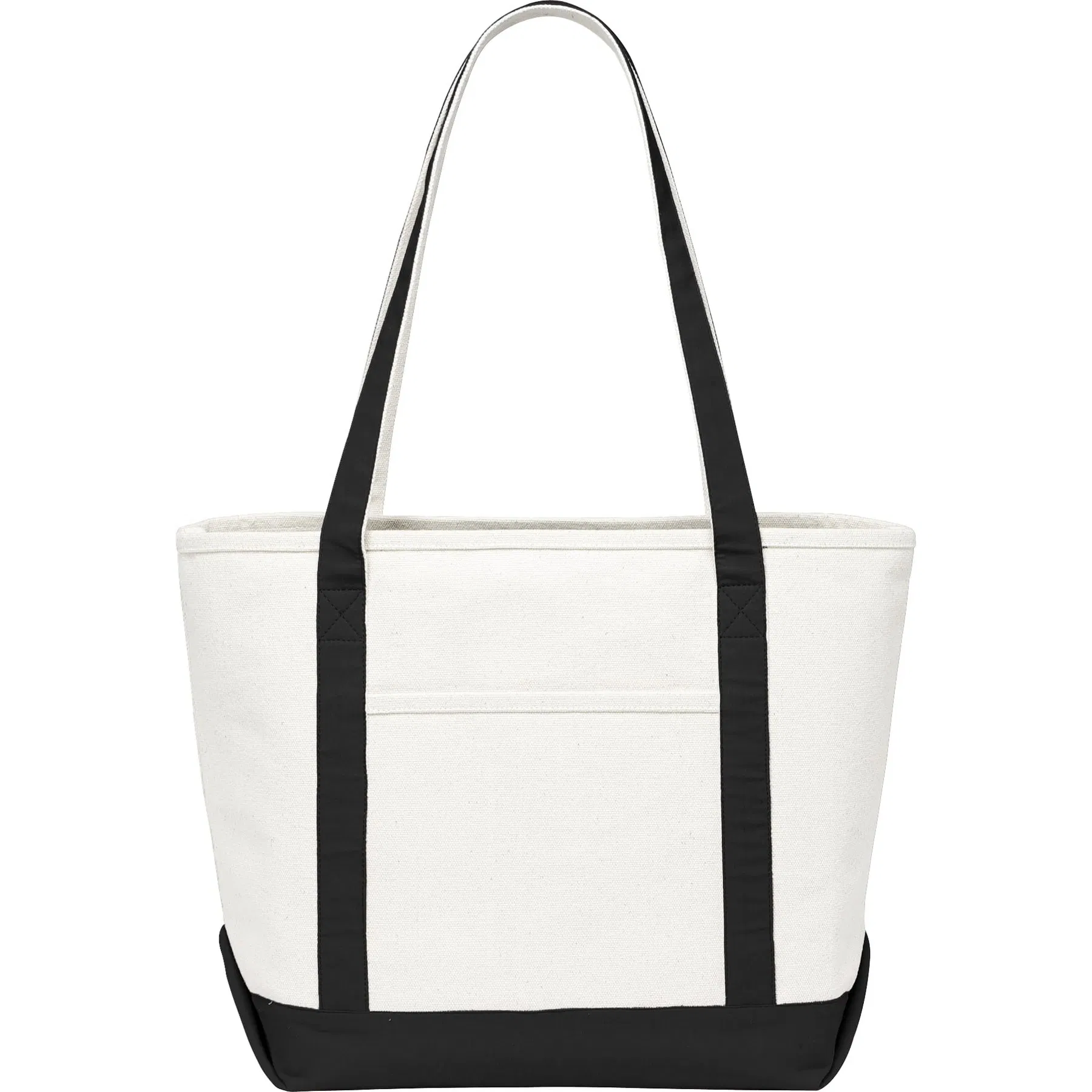 Bolso de mano de algodón de lienzo personalizado, ecológico, extra pesado, grande, para viajes a la playa, con cremallera y bolsillos frontales