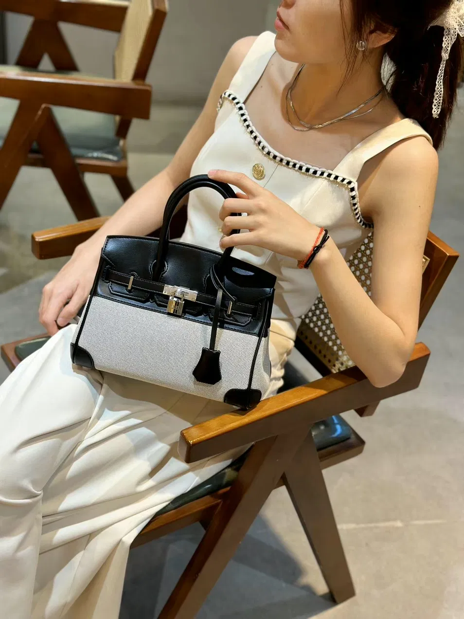 Venta Directa de Fábrica Desde China: Bolsa de Lona y Cuero Personalizada para Mujeres, Bolso de Hombro Cruzado Casual de Moda